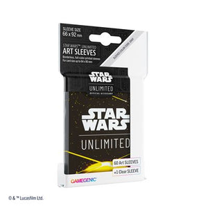 Gamegenic Sleeves: Star Wars Unlimited Art Sleeves: Card Back Yellow (60) (Sealed)