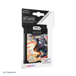 Gamegenic Sleeves: Star Wars Unlimited Art Sleeves: Mandalorian (50) (Sealed)