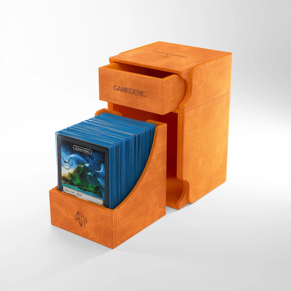 Gamegenic: Deck Box: Watchtower Convertible XL Orange (100ct) (Sealed)