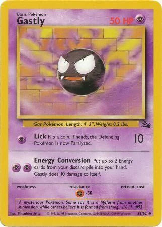 Gastly (Uncommon) - 33/62