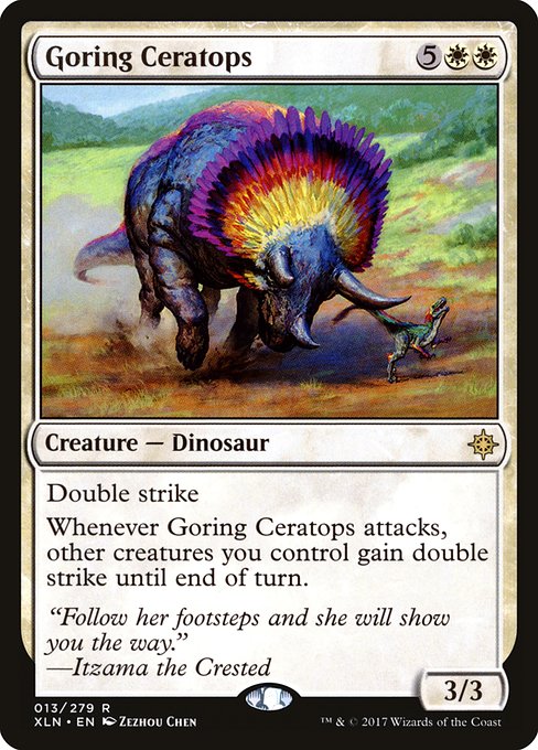 Goring Ceratops (Foil) (Rare) - 013/279
