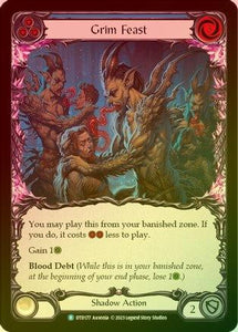 Grim Feast (Blue) - DTD177 - Rainbow Foil