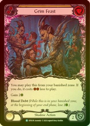 Grim Feast (Yellow) - DTD176 - Rainbow Foil