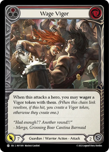 Wage Vigor (Red) - HVY189 - Rainbow Foil