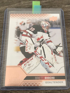 2022-23 - Brett Brochu - Team Canada Juniors (Rose Gold) - 40