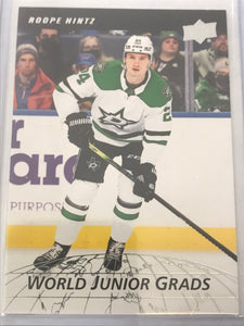 2022-23 - Upper Deck Series 2 - Roope Hintz - World Junior Grads (Silver) #WG-5