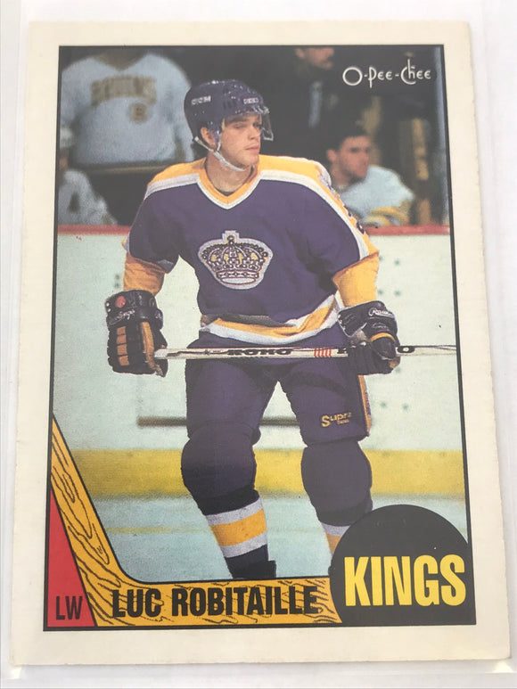 1987-1888 - Luc Robitaille - O-Pee-Chee (RC) - #42