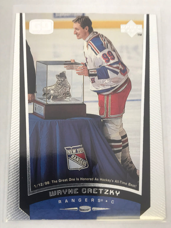 1998-1999 - Wayne Gretzky - Upper Deck - Game Dates - #135
