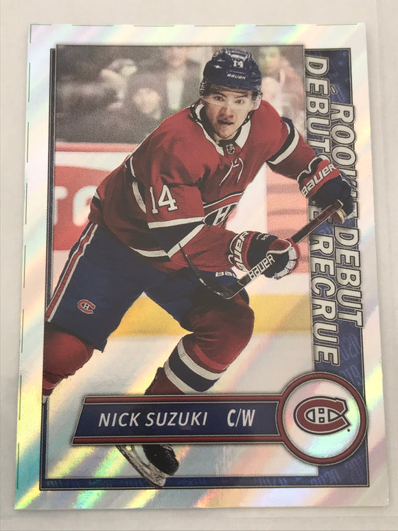 2020-2021 - Nick Suzuki - Topps Sticker - Rookie Debut (Foil) - #535