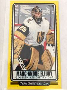 2021-2022 - Marc-Andre Fleury - O-Pee-Chee Premier Tall Boys - #P-31