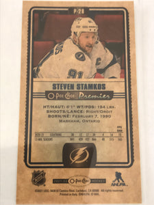 2021-2022 - Steven Stamkos - O-Pee-Chee Premier Tall Boys - #P-28