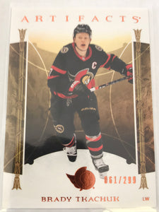 2022-2023 - Brady Tkachuk - Upper Deck Artifacts (Copper) /299 - #112