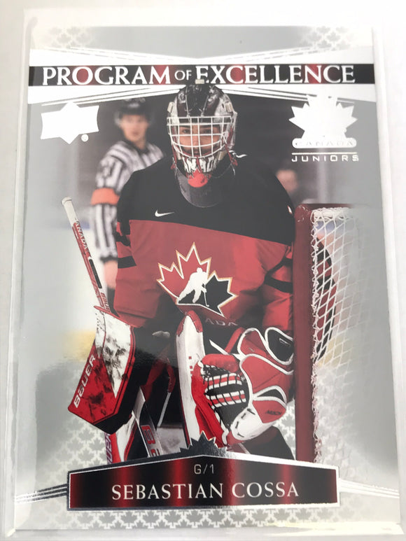 2022-2023 - Sebastian Cossa - Team Canada Juniors Program of Excellence - #116