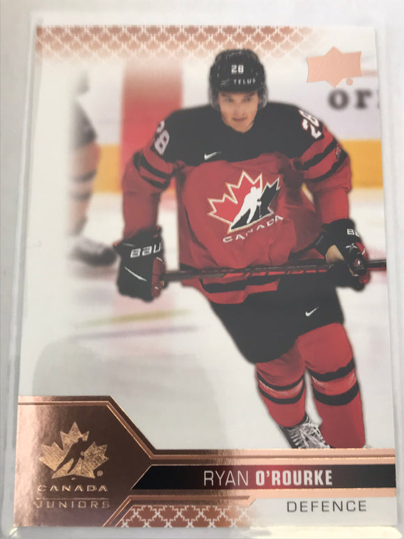 2022-2023 - Ryan O'Rourke - Team Canada Juniors (Rose Gold) - #15