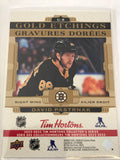 2022-2023 - David Pastrnak - Tim Horton's Gold Etchings - #G-8