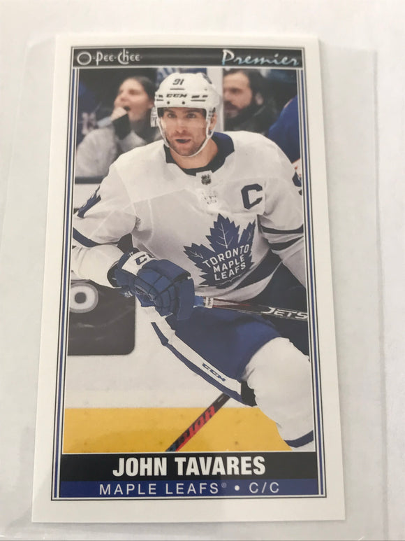 2020-2021 - John Tavares - O-Pee-Chee Premier Tall Boys - #P-2