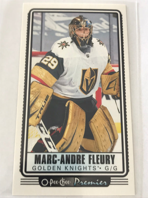 2021-2022 - Marc-Andre Fleury - O-Pee-Chee Premier Tall Boys - #P-31