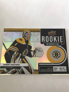 2022-2023 - Jeremy Swayman - Rookie Retrospective - #RR-10