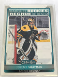 2021-2022 - Jeremy Swayman - O-Pee-Chee Marquee Rookies - #525