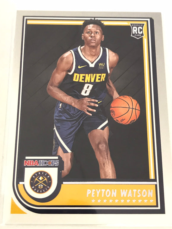 2022-23 - Panini NBA Hoops - Peyton Watson - (Base) #275