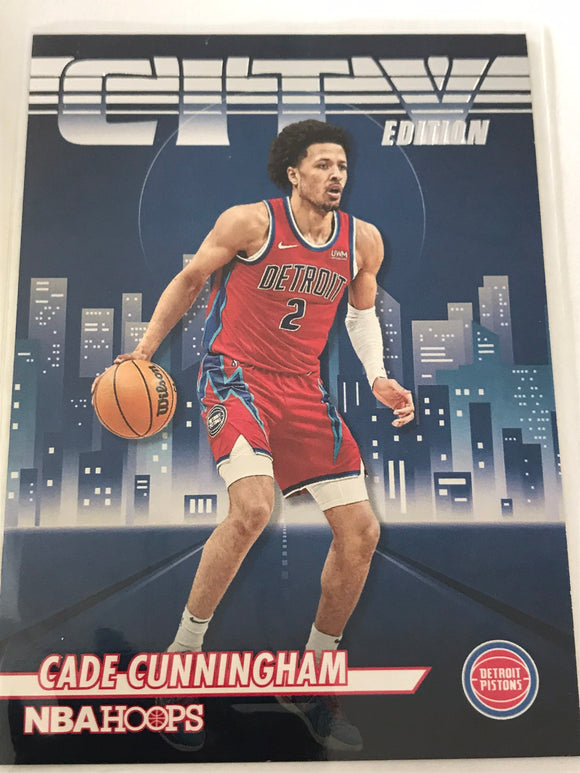 2022-23 - Panini NBA Hoops - Cade Cunningham - (City Edition) #13