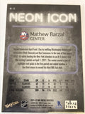 2021-2022 - Mathew Barzal - Metal Universe Neon Icon - #13