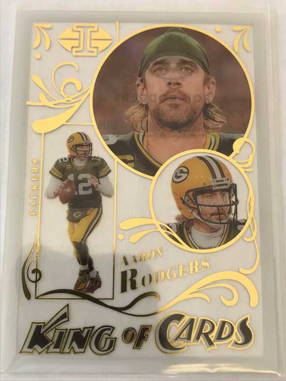 2022-2023 - Aaron Rodgers - Panini Illusions King of Cards - #KC-7