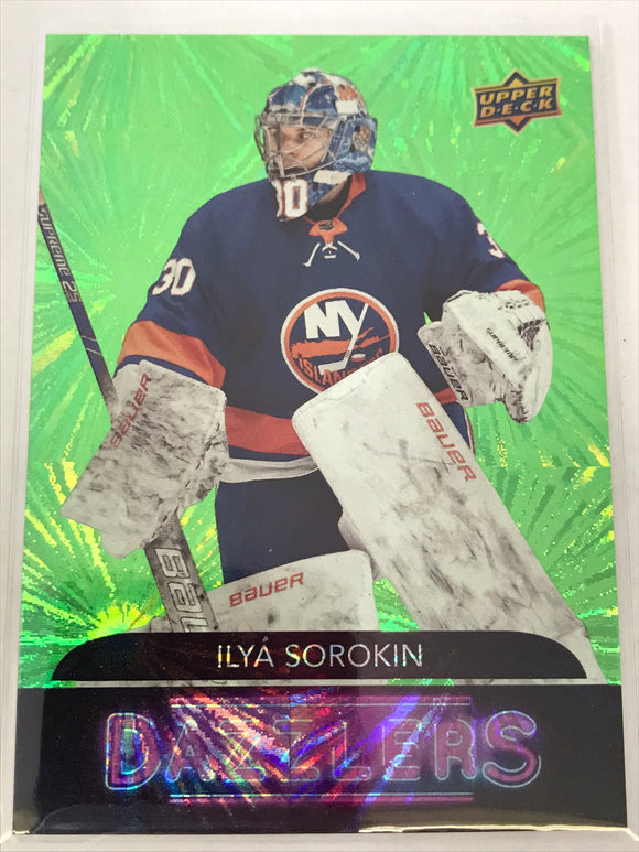 2020-2021 - Ilya Sorokin - Upper Deck Dazzlers (Green) - #DZ-127