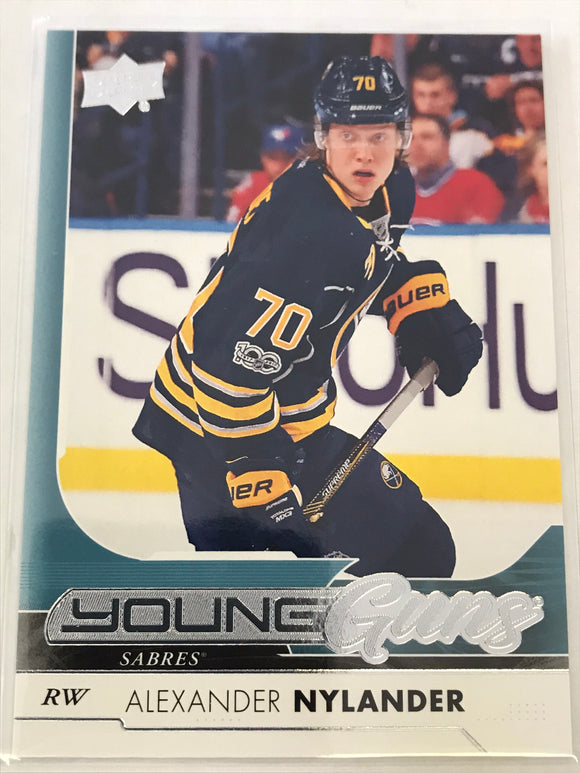 2017-2018 - Alexander Nylander - Upper Deck Young Guns - #222