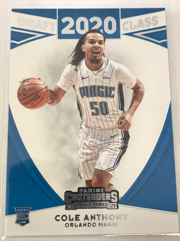 2020-2021 - Cole Anthony - Panini Contenders Draft Class - #23