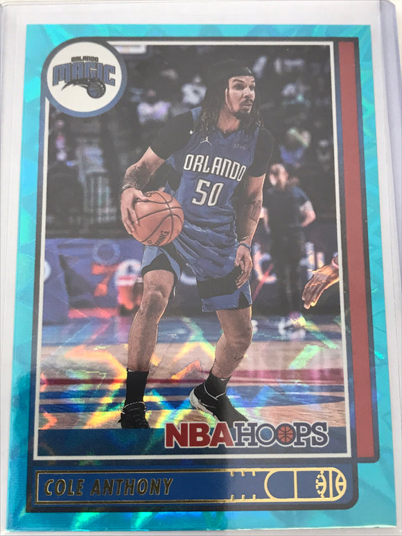 2021-2022 - Cole Anthony - Panini NBA Hoops (Teal Explosion) - #12