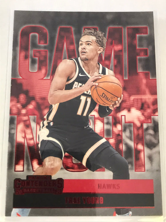 2020-2021 - Trae Young - Panini Contenders Game Night - #15