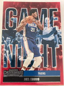 2020-2021 - Joel Embiid - Panini Contenders Game Night - #6