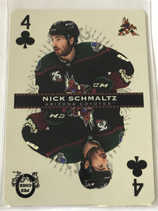 2021-2022 - Nick Schmaltz - O-Pee-Chee Playing Cards - 4 of Clubs