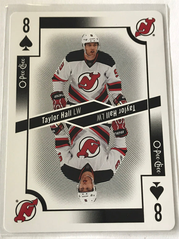2017-2018 - Taylor Hall - O-Pee-Chee Playing Cards - 8 of Spades