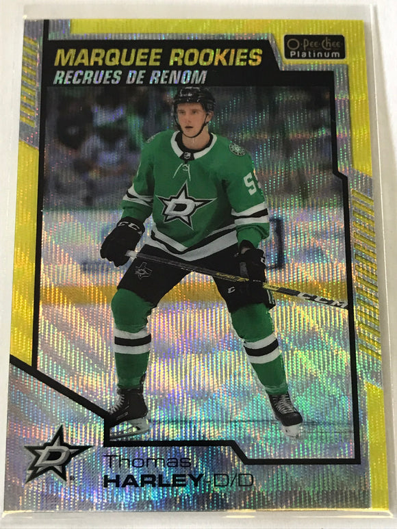 2020-2021 - Thomas Harley - O-Pee-Chee Platinum Marquee Rookies (Neon Yellow Surge) - #157