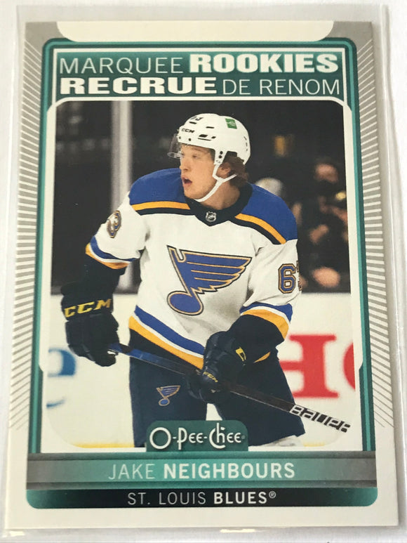 2021-2022 - Jake Neighbours - O-Pee-Chee Marquee Rookies - #614