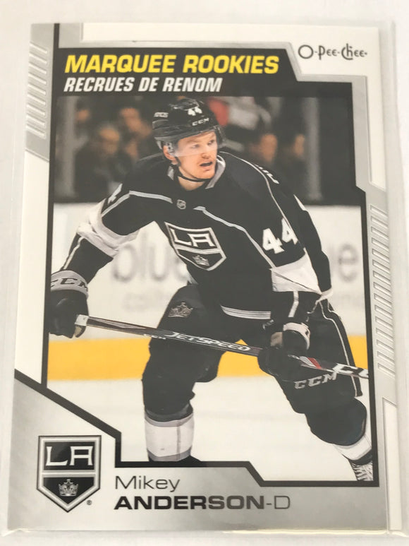 2020-2021 - Mikey Anderson - O-Pee-Chee Marquee Rookies - #522
