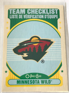 2021-2022 - Minnesota Wild - O-Pee-Chee Team Checklist - #565