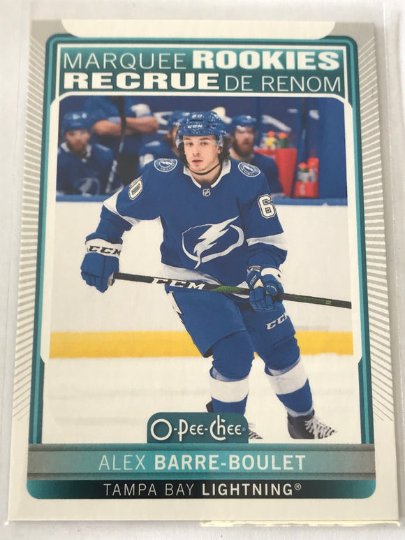 2021-2022 - Alex Barre-Boulet - O-Pee-Chee Marquee Rookies - #526