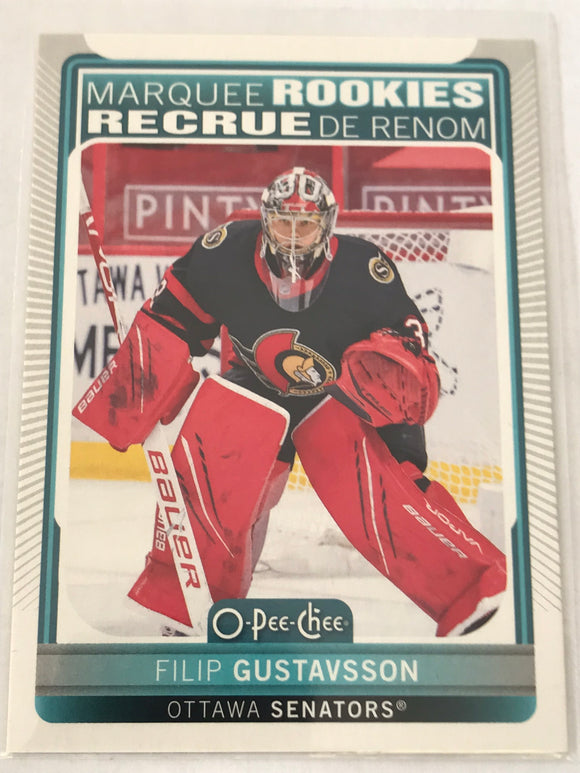 2021-2022 - Filip Gustavsson - O-Pee-Chee Marquee Rookies - #527