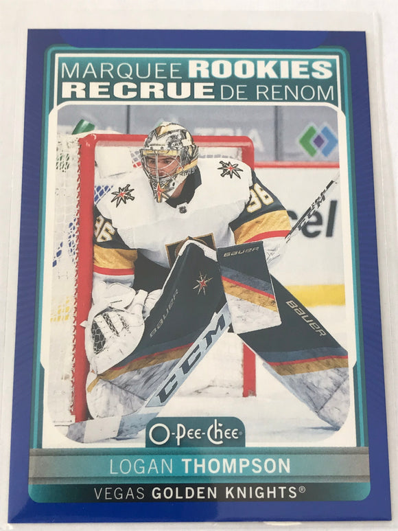 2021-2022 - Logan Thompson - O-Pee-Chee Marquee Rookies (Blue Border) - #538