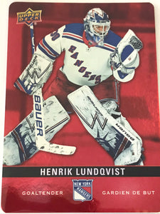 2019-2020 - Henrik Lundqvist - Tim Hortons Red Die Cuts - #13