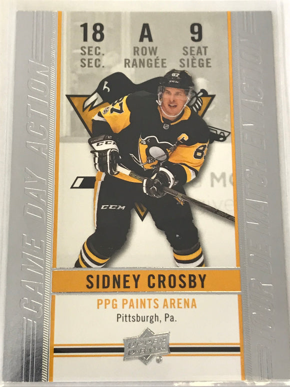 2018-2019 - Sidney Crosby - Tim Hortons Game Day Action - #GDA-9