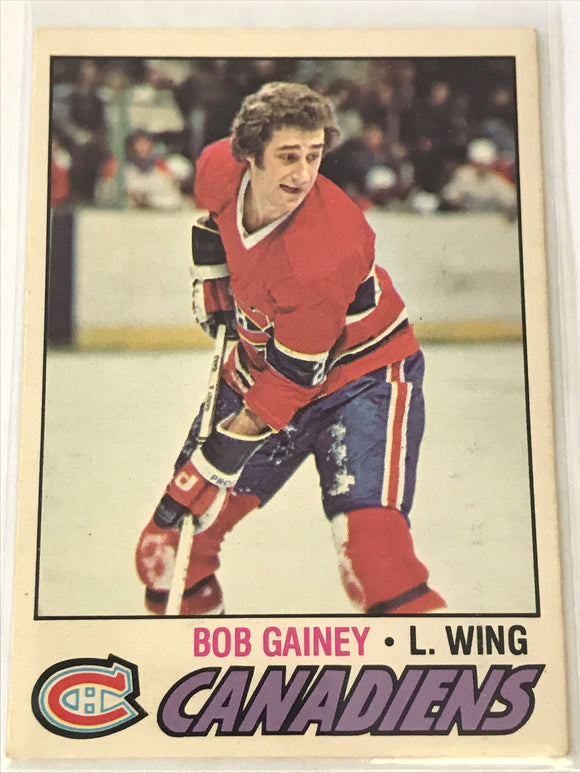 1977-1978 - Bob Gainey - O-Pee-Chee - #129