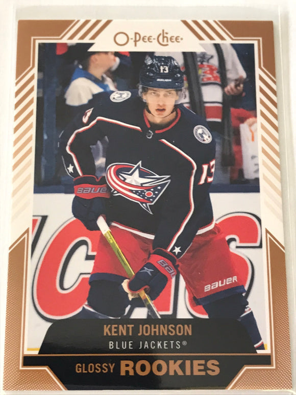 2022-2023 - Kent Johnson - O-Pee-Chee Glossy Rookies - #R-3