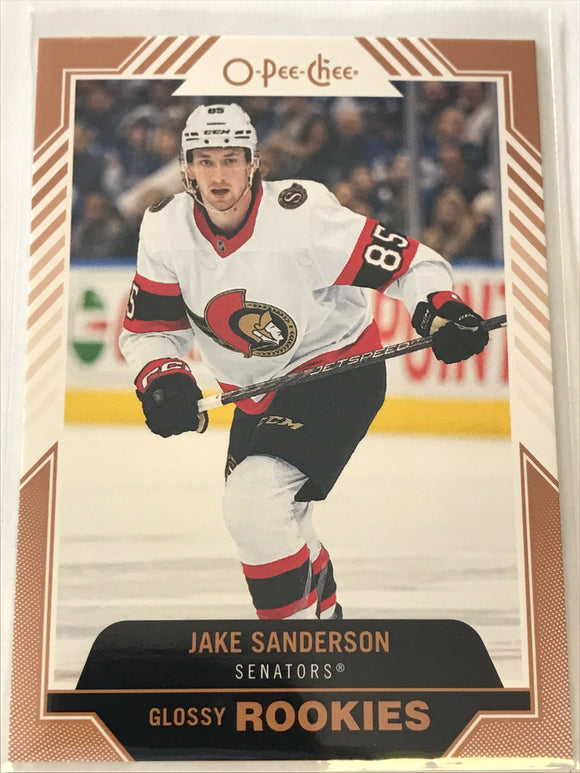 2022-2023 - Jake Sanderson - O-Pee-Chee Glossy Rookies - #R-14