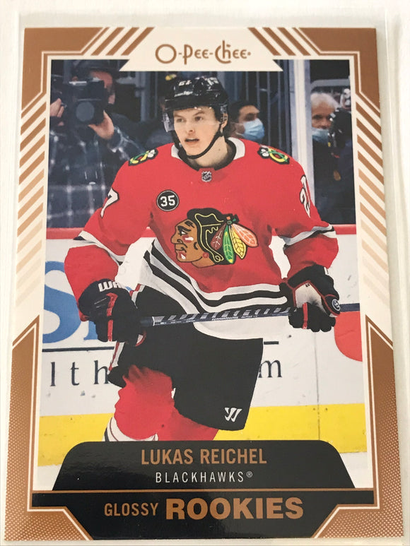 2022-2023 - Lukas Reichel - O-Pee-Chee Glossy Rookies - #R-1