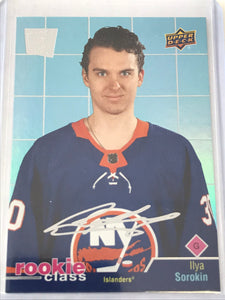 2020-2021 - Ilya Sorokin - Upper Deck Rookie Class - #RC-32