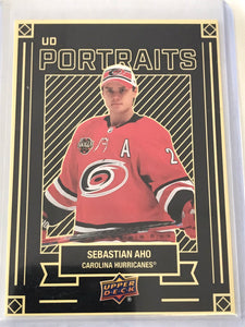 2022-2023 - Sebastian Aho - Upper Deck UD Portraits - #P-28